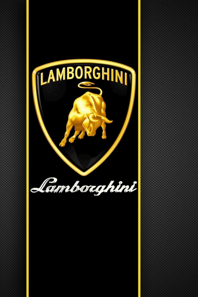 Das Lamborghini Logo Wallpaper 640x960