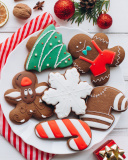 Обои Homemade Christmas Cookies 128x160