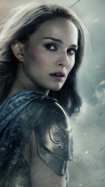 Natalie Portman In Thor 2 wallpaper 360x640