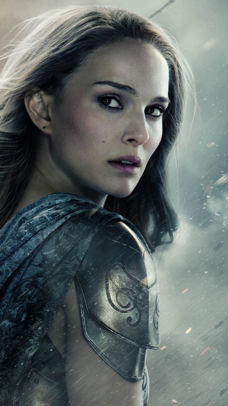 Screenshot №1 pro téma Natalie Portman In Thor 2 750x1334