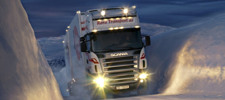 Fondo de pantalla Scania 720x320