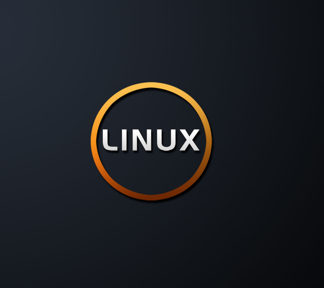 Linux OS Black wallpaper 1080x960