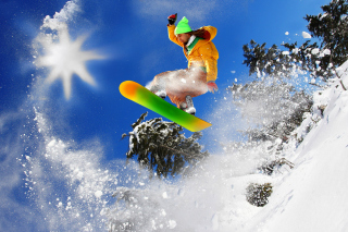 Extreme snow slope - Fondos de pantalla gratis 