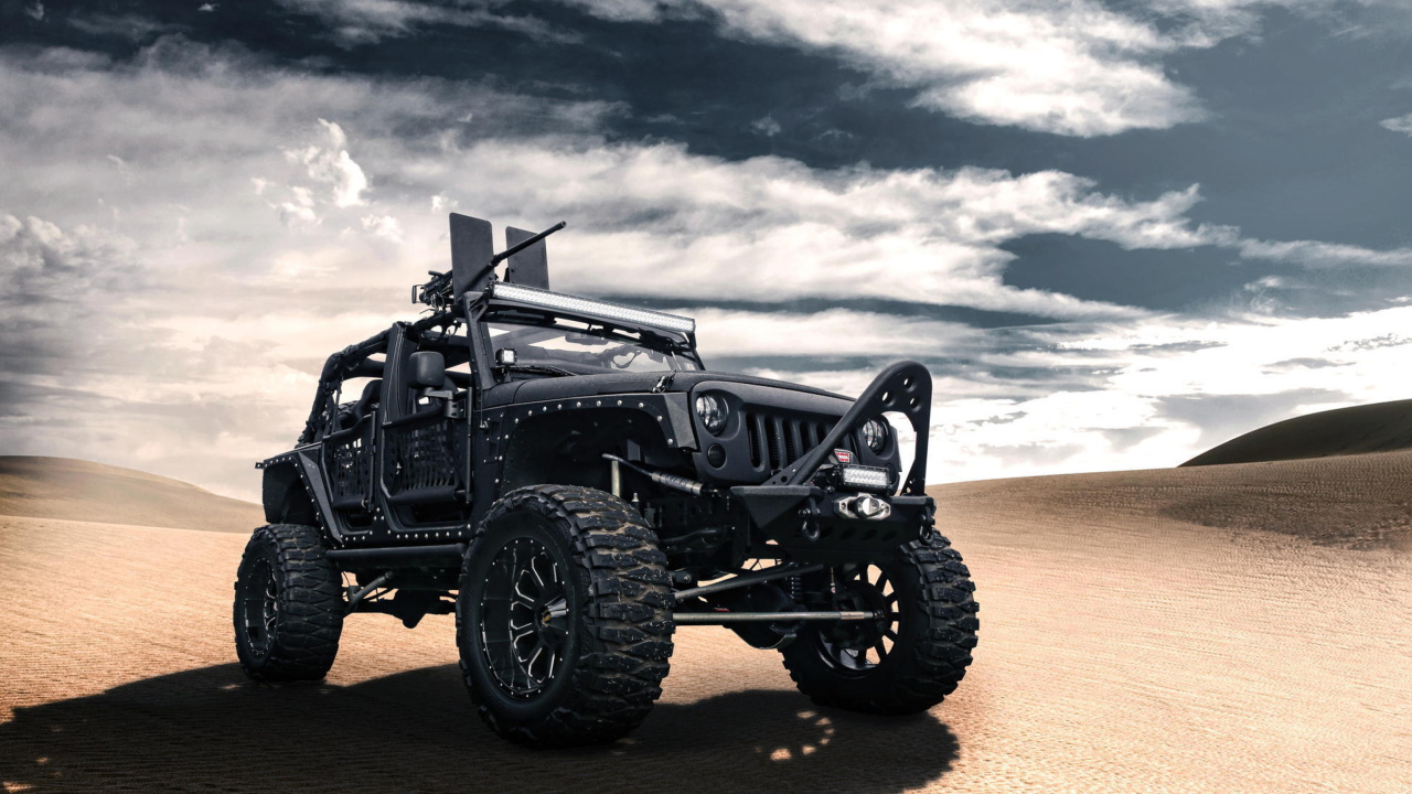 Fondo de pantalla Jeep Wrangler for Army 1280x720