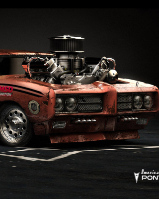 Pontiac GTO Monster - Obrázkek zdarma pro iPhone 4
