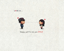 Love Is Happy Just To See You Smile screenshot #1 220x176
