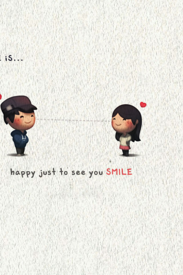 Screenshot №1 pro téma Love Is Happy Just To See You Smile 640x960