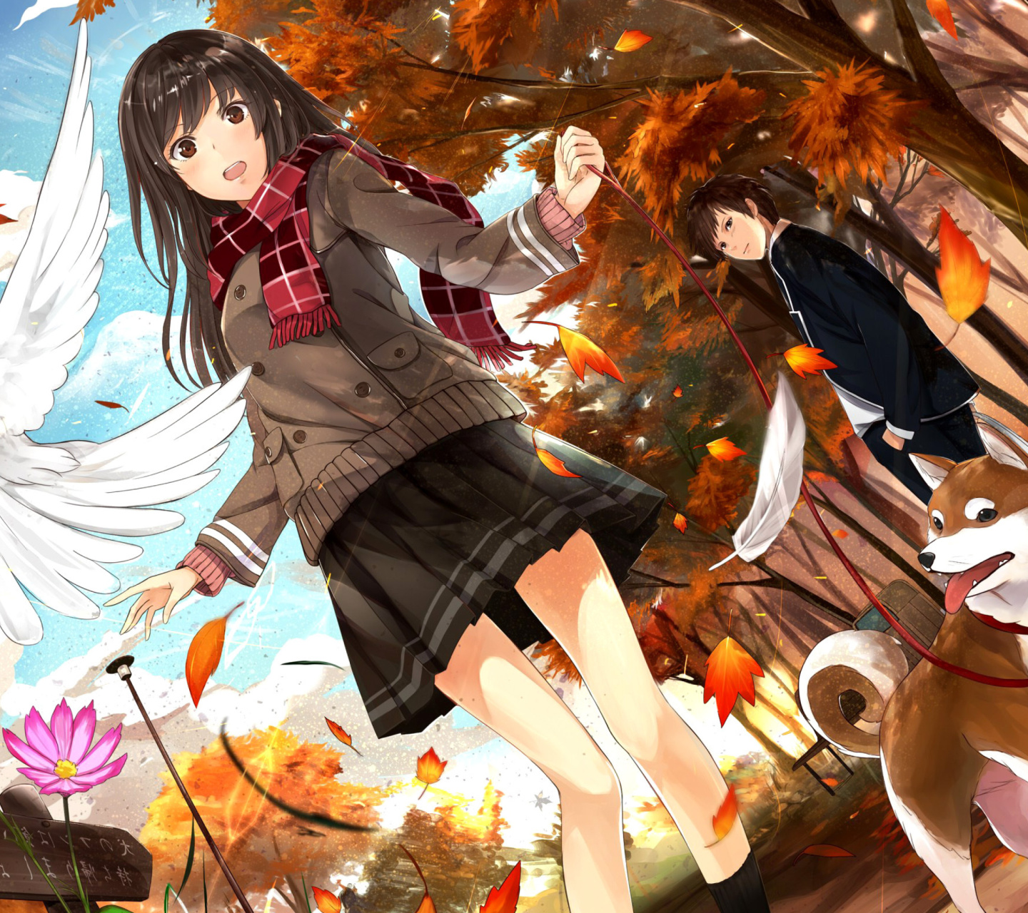 Das Kazabana Fuuka Anime Wallpaper 1440x1280