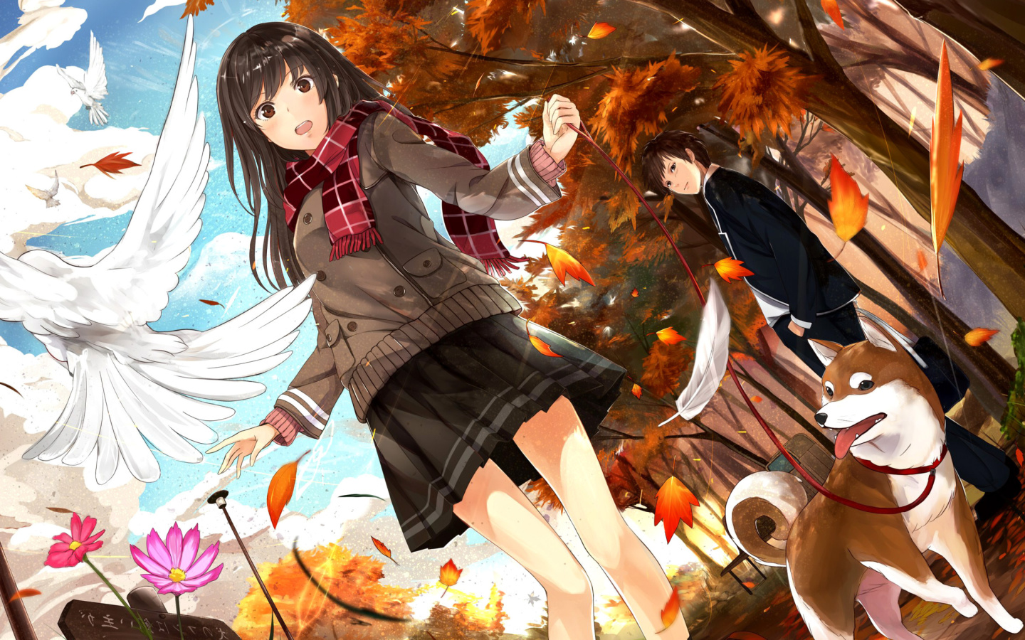 Screenshot №1 pro téma Kazabana Fuuka Anime 1440x900