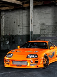 Das Toyota Supra Wallpaper 240x320