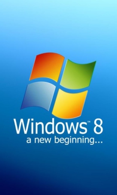 Sfondi A New Beginning Windows 8 240x400