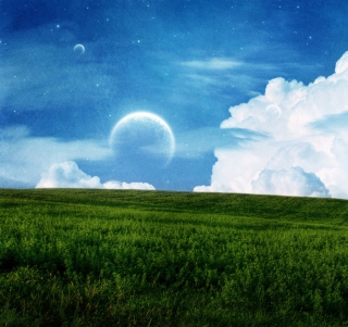 Sky Field Planet - Obrázkek zdarma pro 1024x1024