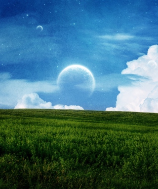Sky Field Planet - Obrázkek zdarma pro Nokia X2