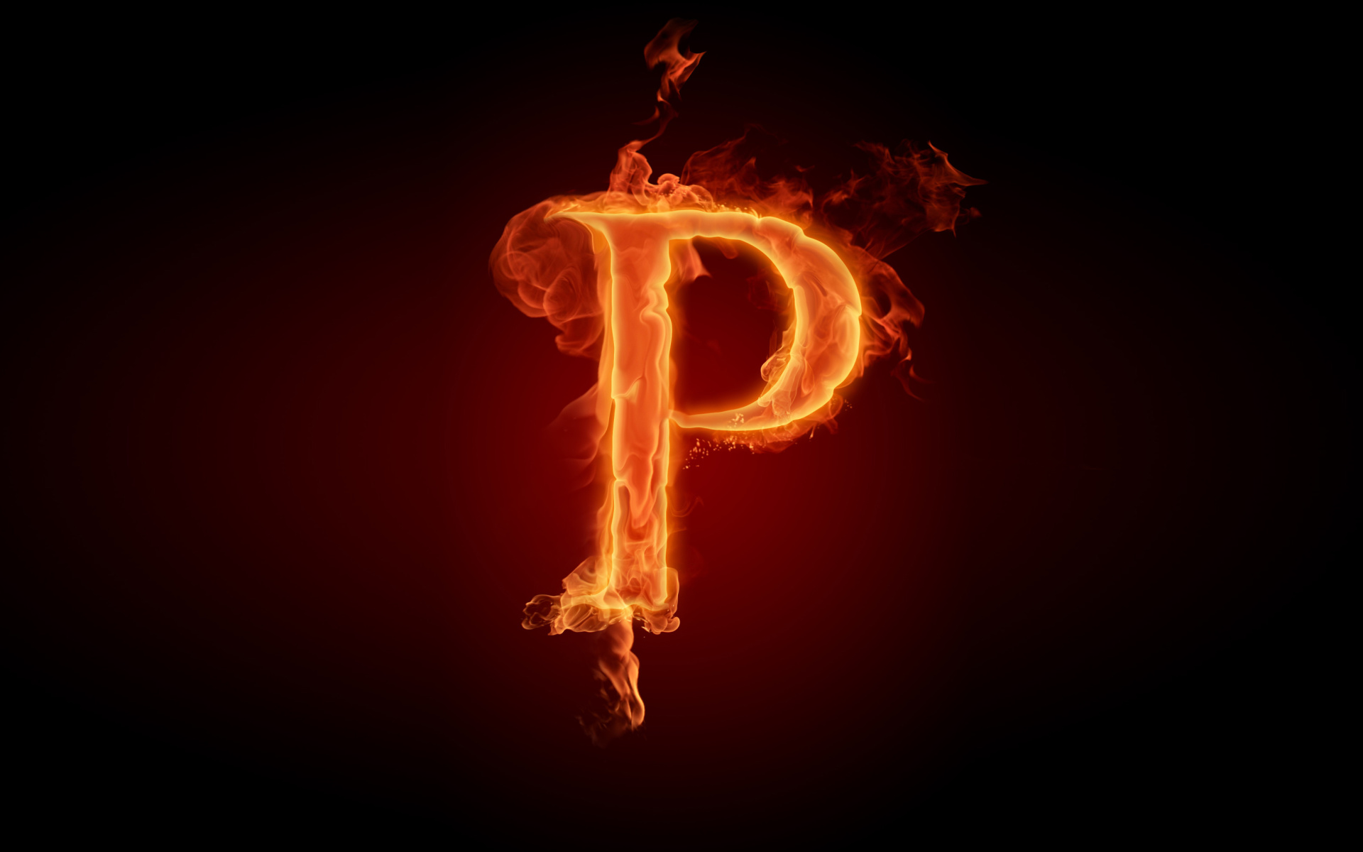 Обои Letter P 1920x1200