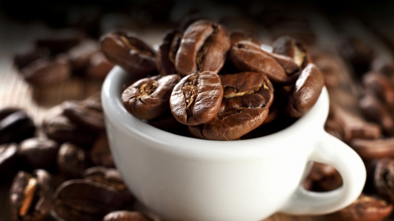Screenshot №1 pro téma Arabica Coffee Beans 1366x768