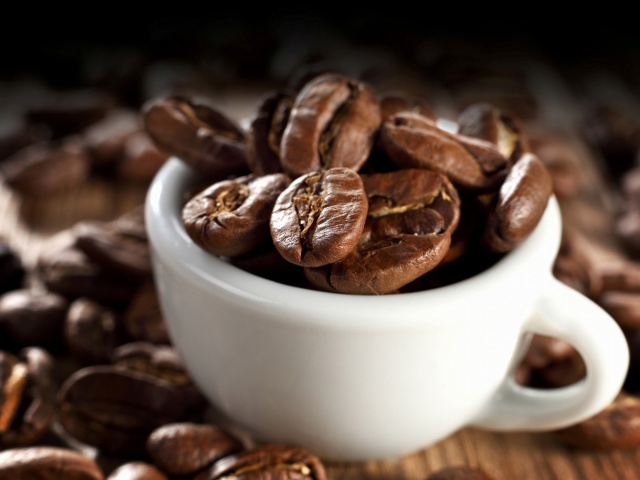 Das Arabica Coffee Beans Wallpaper 640x480