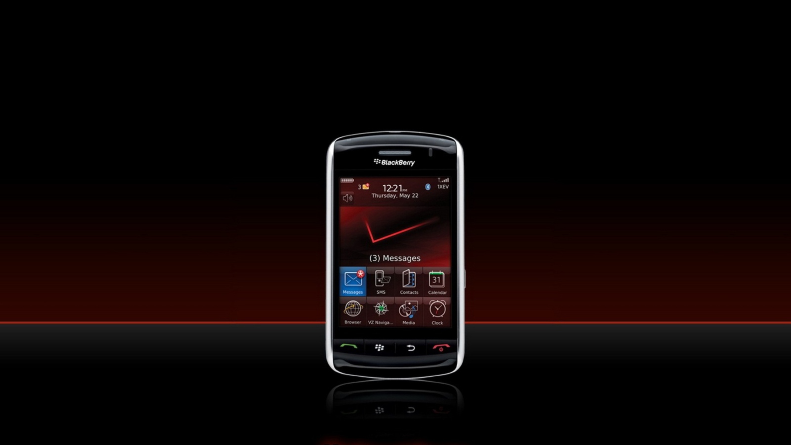 Screenshot №1 pro téma Iphone Blackberry 1600x900