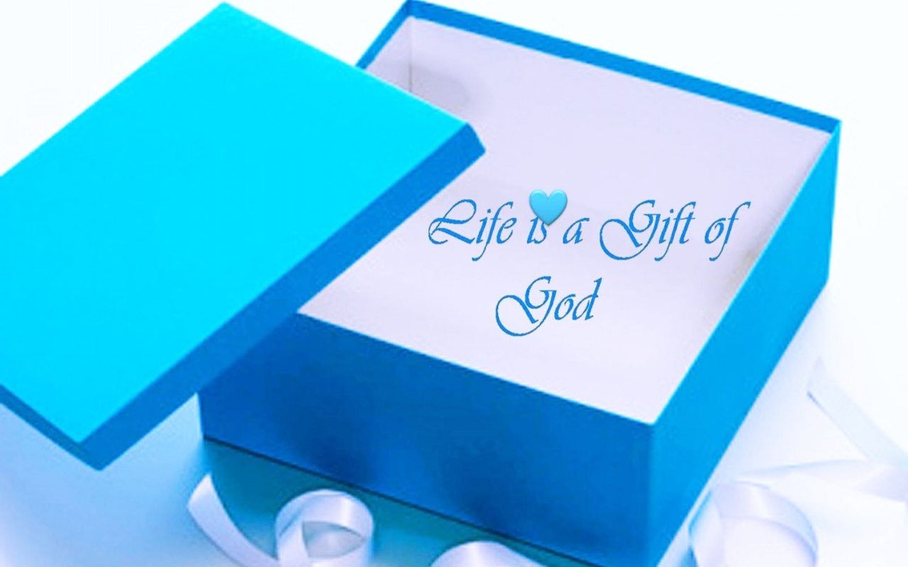 Das Life Is Gift Of God Wallpaper 1280x800