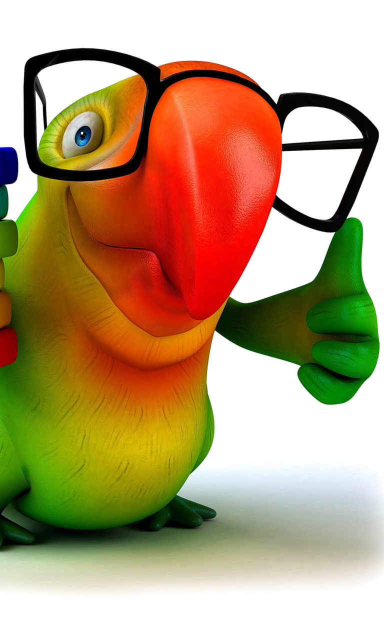 Screenshot №1 pro téma Funny Parrot 768x1280