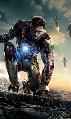 Das Iron Man 3 Wallpaper 240x400