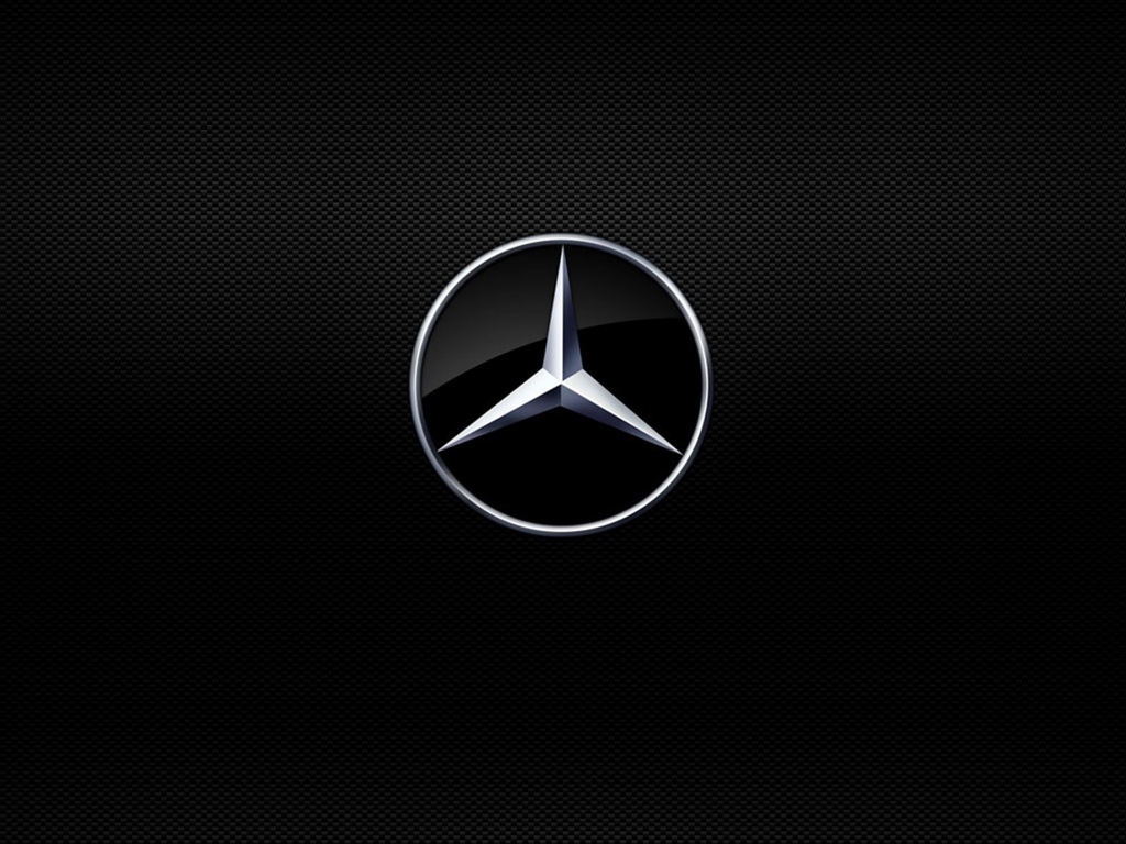 Mercedes Logo wallpaper 1024x768