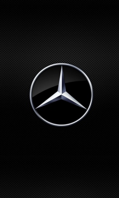 Обои Mercedes Logo 240x400