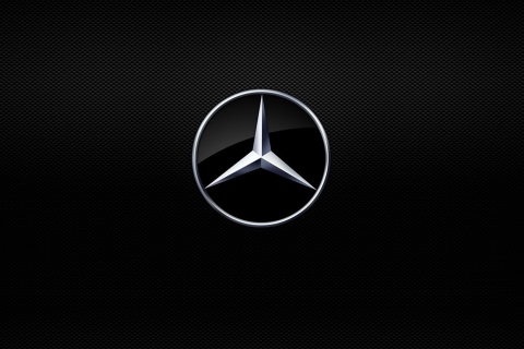 Fondo de pantalla Mercedes Logo 480x320