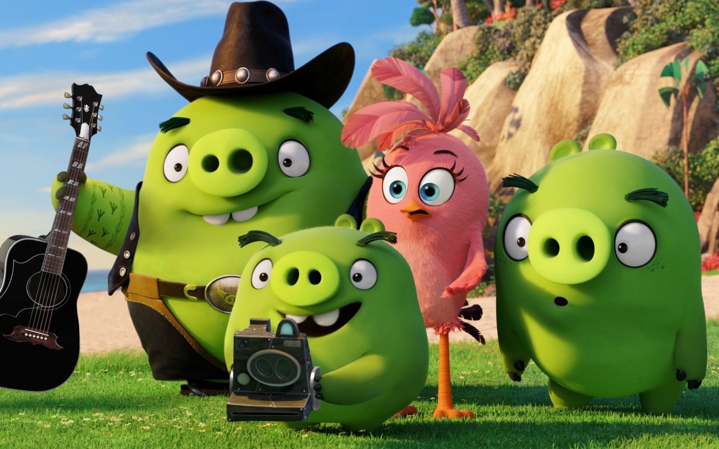 Fondo de pantalla The Angry Birds Movie Pigs 1440x900