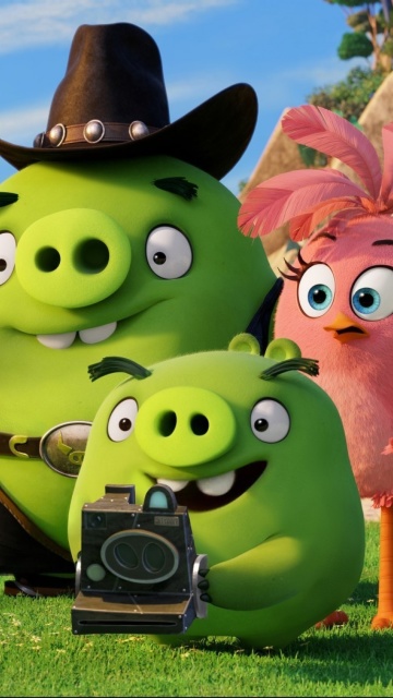 Fondo de pantalla The Angry Birds Movie Pigs 360x640