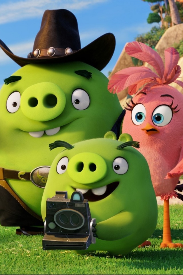 Das The Angry Birds Movie Pigs Wallpaper 640x960