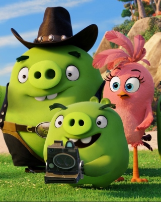 Картинка The Angry Birds Movie Pigs для Nokia Asha 503