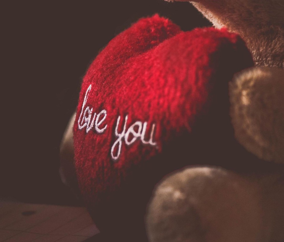 Screenshot №1 pro téma Love You Plush Bear 1200x1024