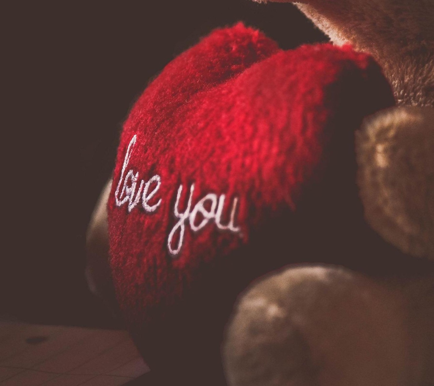Sfondi Love You Plush Bear 1440x1280