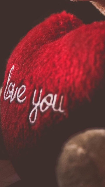 Love You Plush Bear wallpaper 360x640