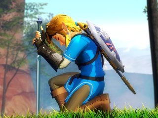 Screenshot №1 pro téma The Legend of Zelda 320x240