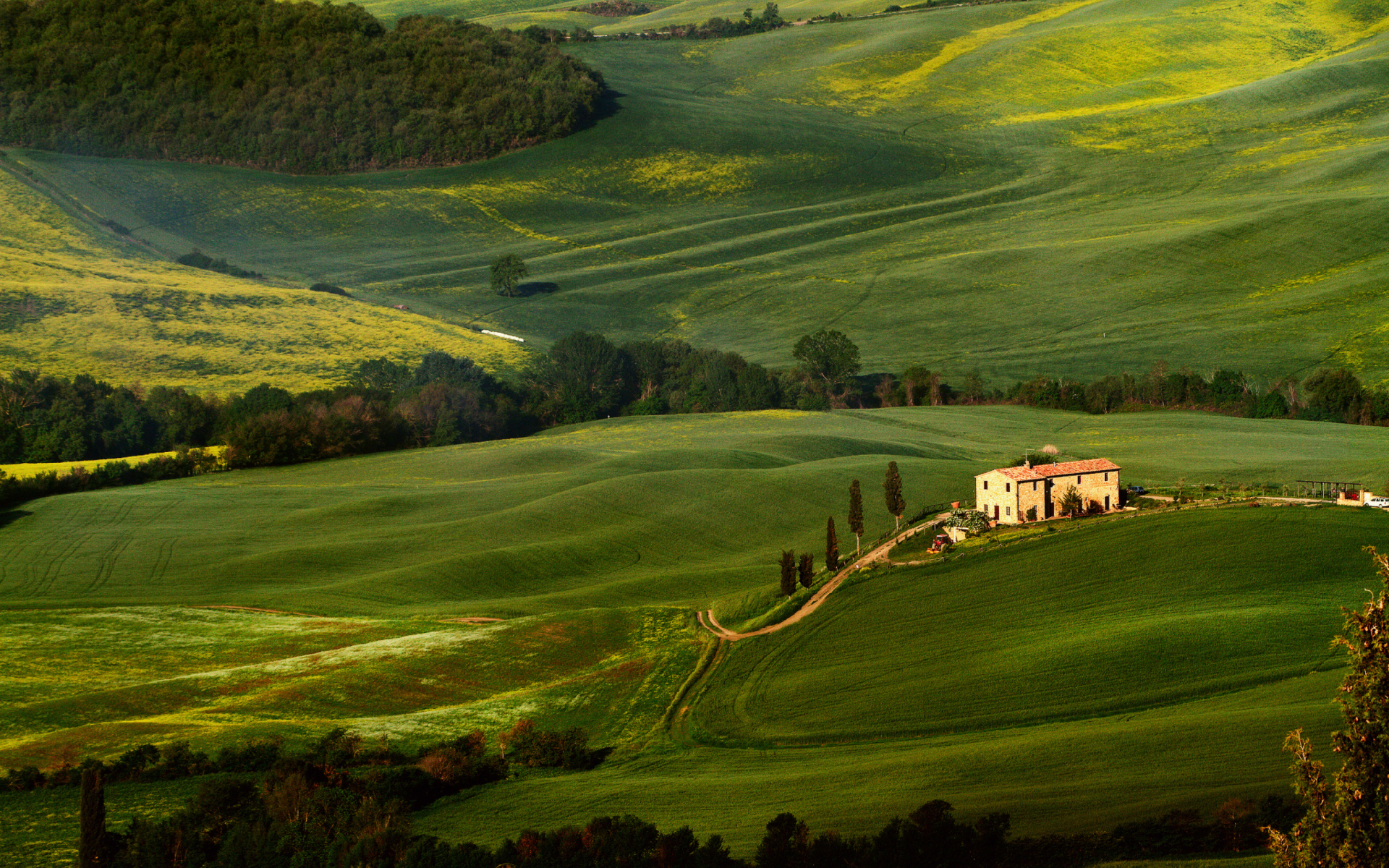 Sfondi Tuscany Fields 1920x1200