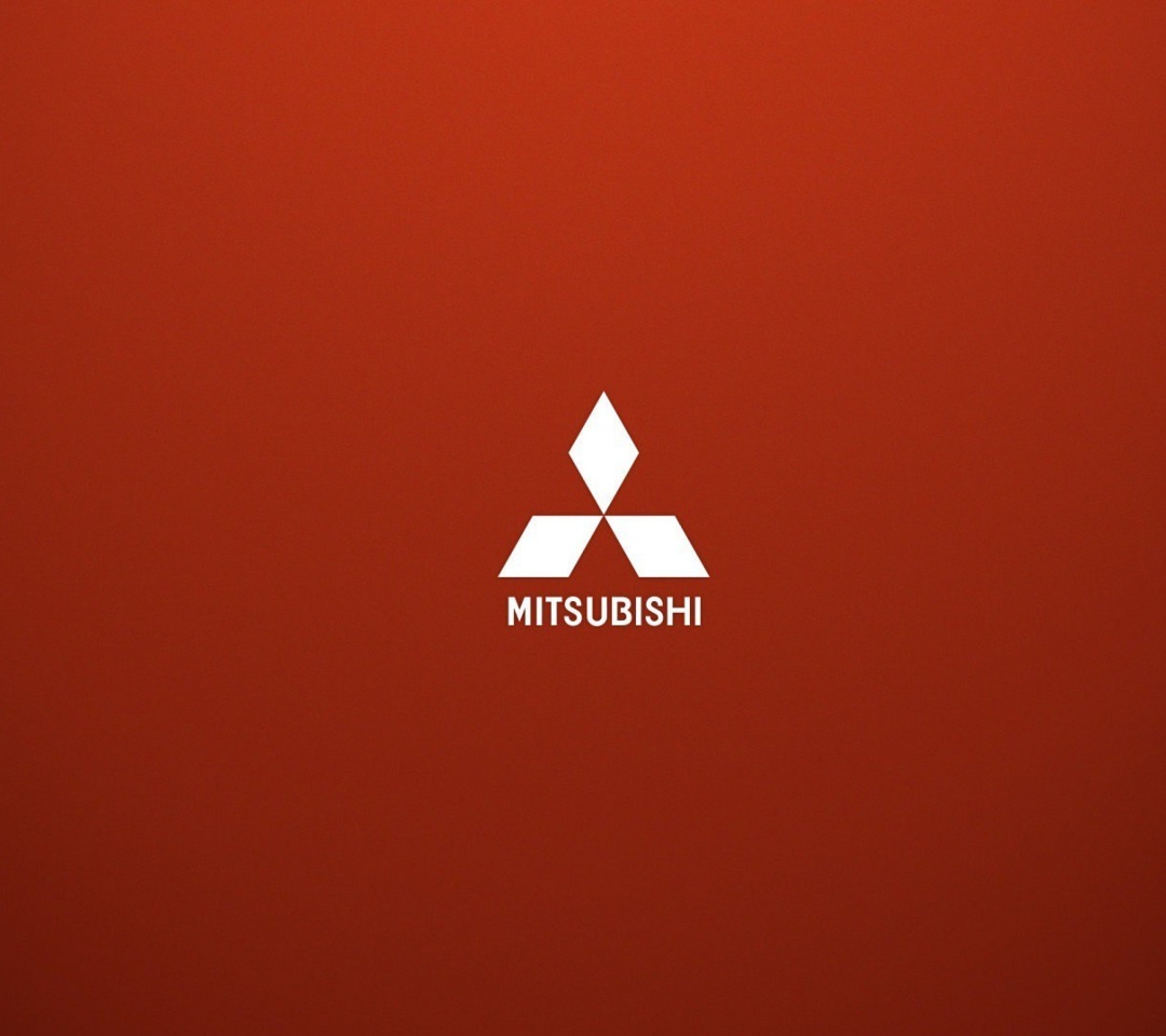 Обои Mitsubishi logo 1080x960