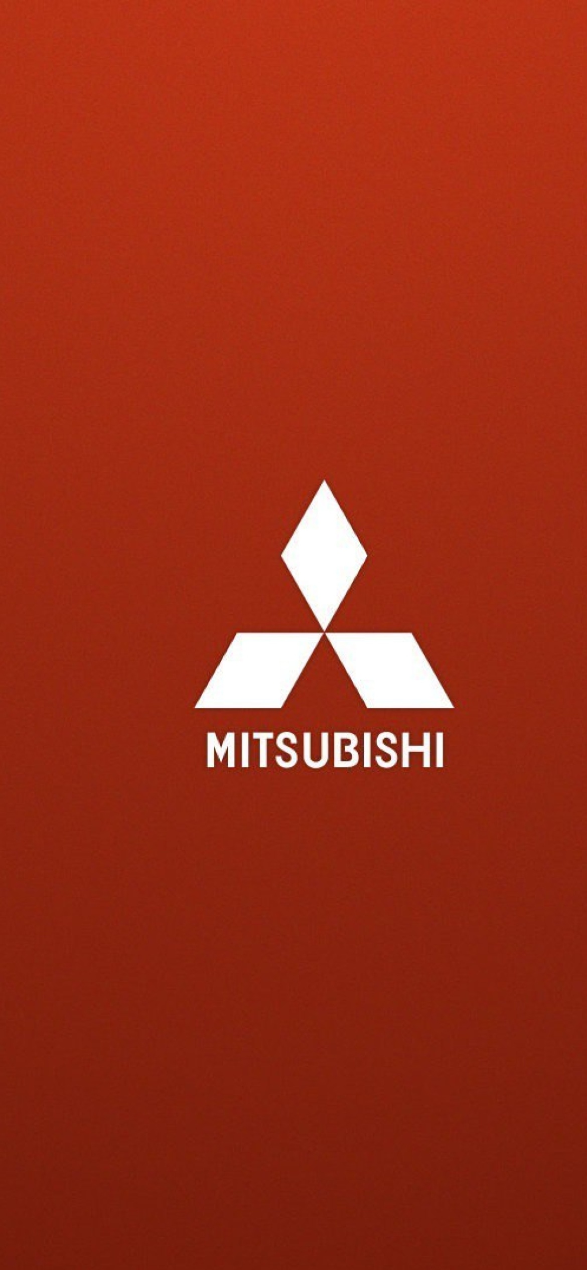 Mitsubishi logo wallpaper 1170x2532