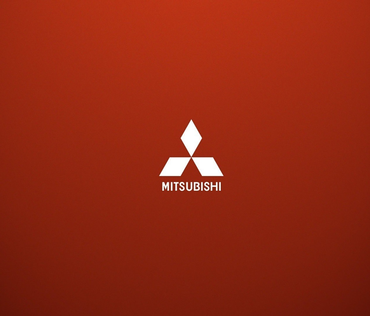 Fondo de pantalla Mitsubishi logo 1200x1024