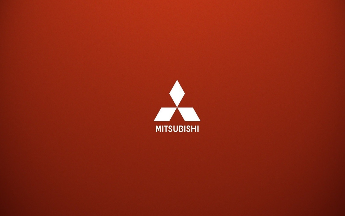Fondo de pantalla Mitsubishi logo 1440x900