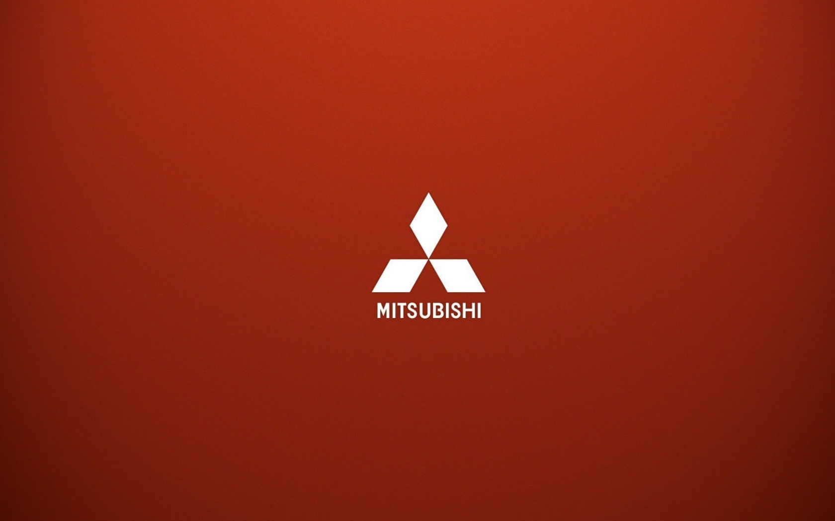 Fondo de pantalla Mitsubishi logo 1680x1050