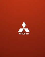 Fondo de pantalla Mitsubishi logo 176x220