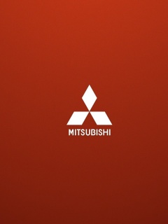 Fondo de pantalla Mitsubishi logo 240x320