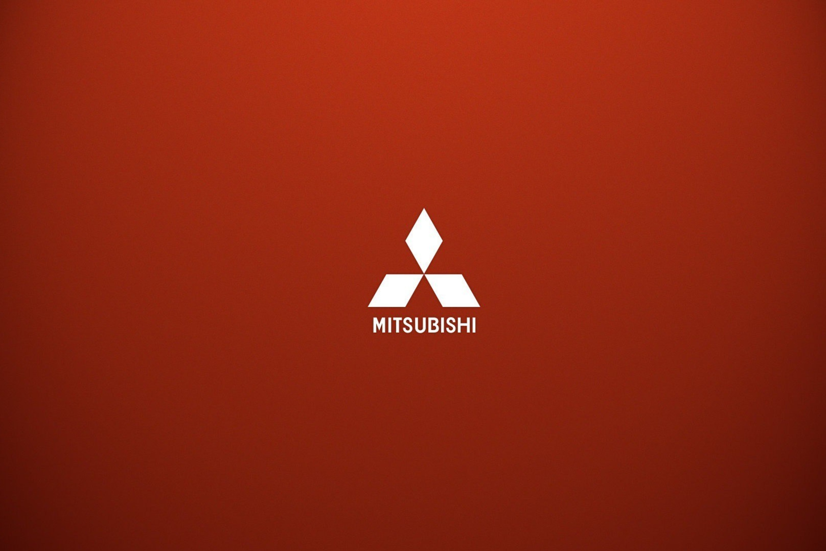 Fondo de pantalla Mitsubishi logo 2880x1920