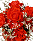 Fondo de pantalla Roses Bouquet 128x160