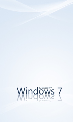 Das Windows 7 Wallpaper 240x400
