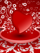 Screenshot №1 pro téma Valentine Heart 132x176