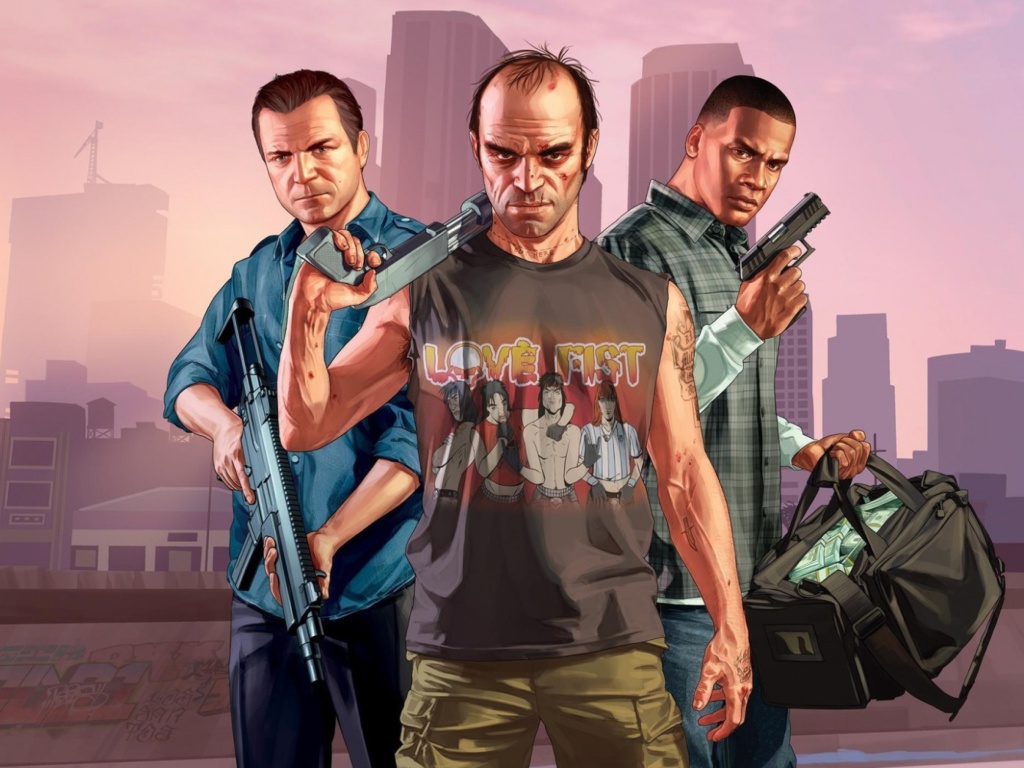 Screenshot №1 pro téma Grand Theft Auto V Band 1024x768