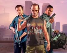 Fondo de pantalla Grand Theft Auto V Band 220x176