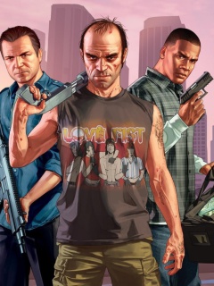 Grand Theft Auto V Band screenshot #1 240x320
